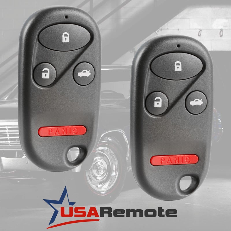 USARemote fits 2002 2003 2004 Honda CR-V Keyless Entry Remote Key Fob (OUCG8D-344H-A), Set of 2 - Image 2